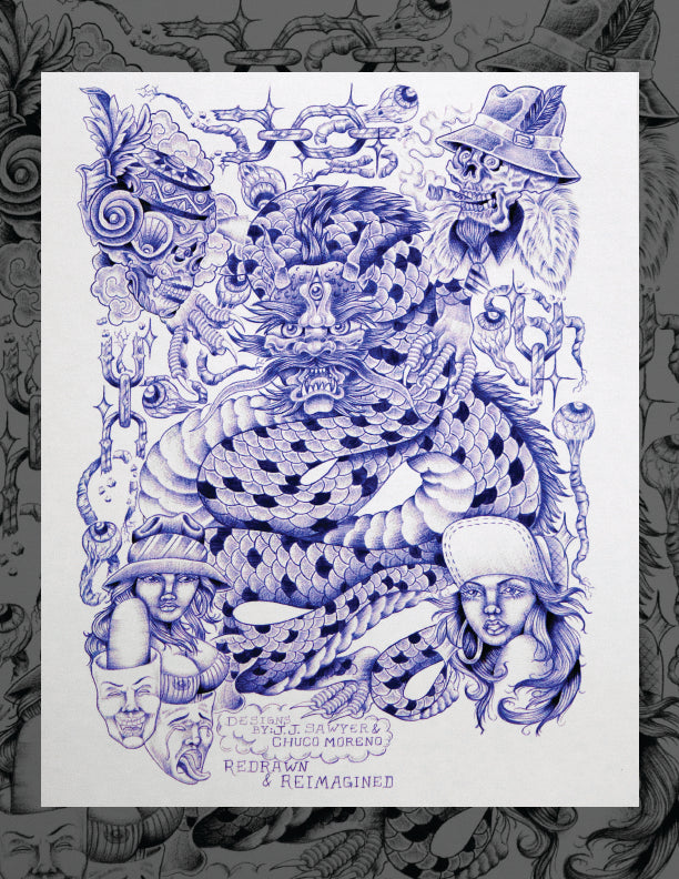 Dragon Print Art Print